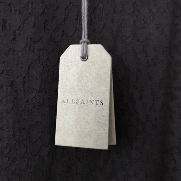 NWT All Saints Bela leopard lace long sleeve bodysuit, size 8 - Picture 9 of 11